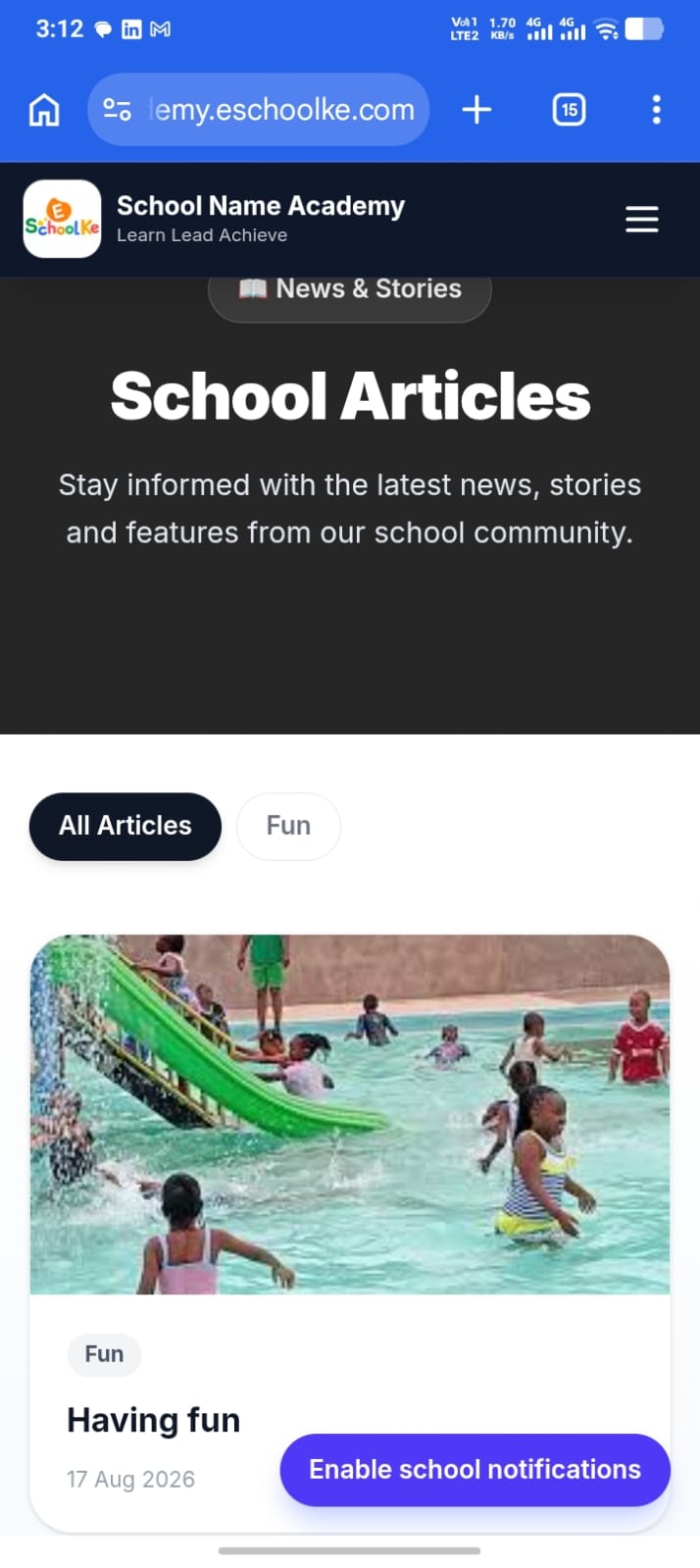 School written articles