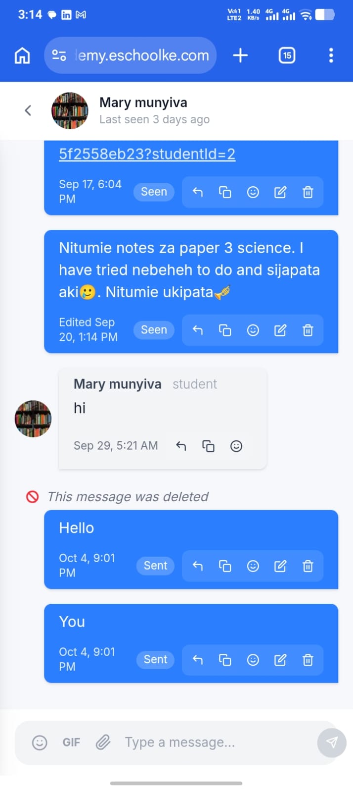 In app Messaging