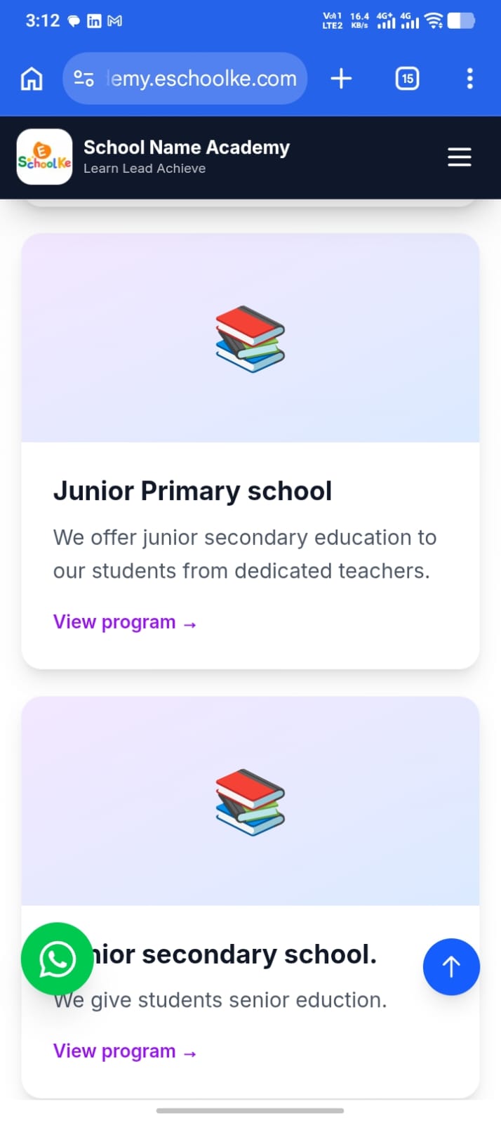 School web site
